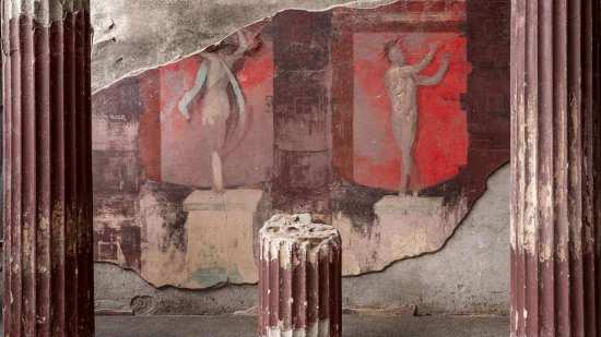 Los frescos revelan el alma ritual de la Casa del Tiaso