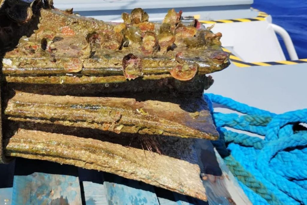 El ariete permaneció sumergido en el fondo marino durante unos 2.300 años