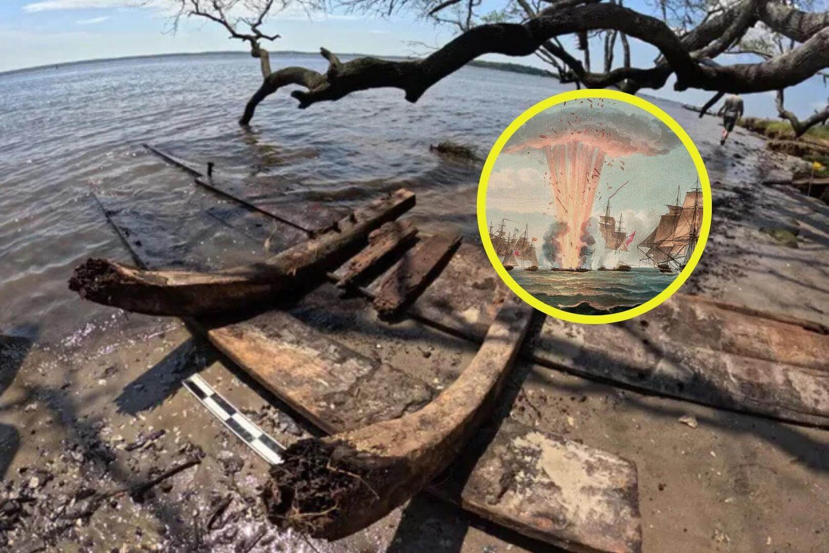 En las orillas fangosas de Carolina del Norte, estudiantes de arqueología podrían haber hallado los restos de un antiguo barco español