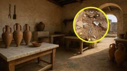 Una tienda romana de hace 1.600 años aparece intacta en Grecia