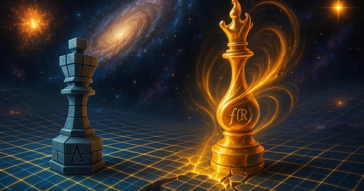 Jaque cosmológico: cuando la geometría de la teoría f(R) desafía el universo de Einstein