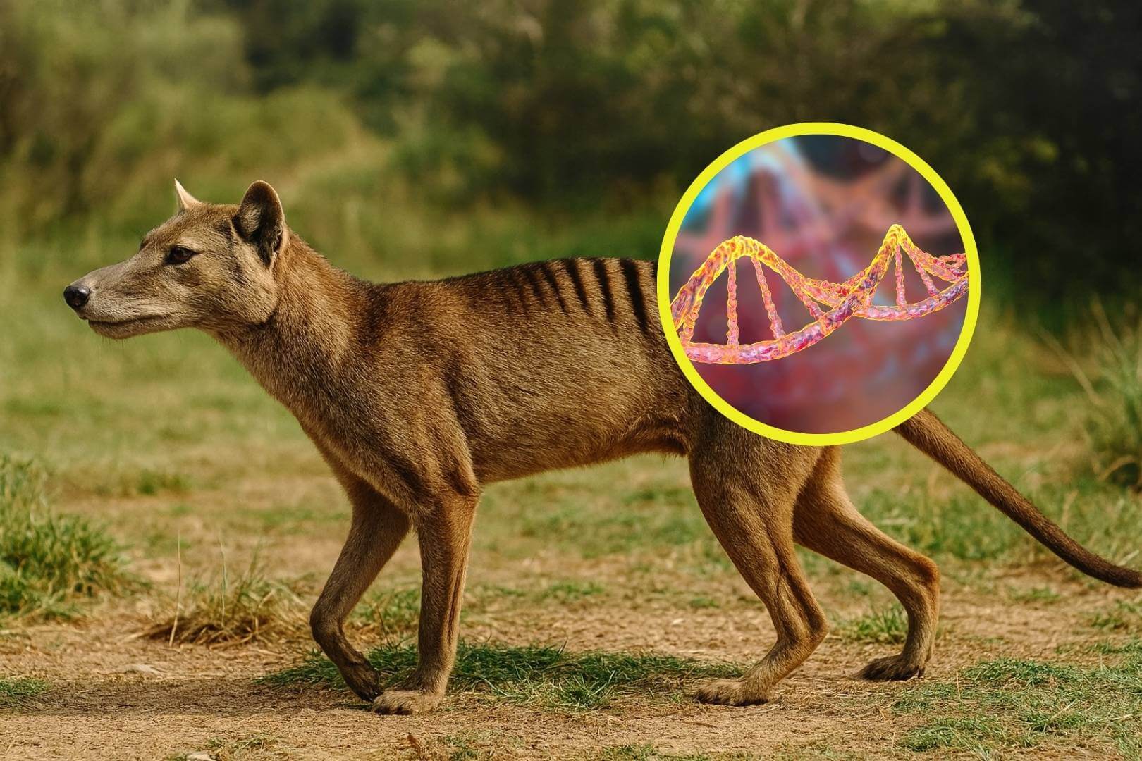 El tigre de Tasmania ya estaba en peligro antes de que llegaran los humanos y este estudio lo demuestra
