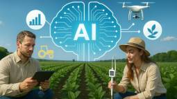 ¿Cómo contribuye la inteligencia artificial al desarrollo de sistemas agrícolas más sostenibles?