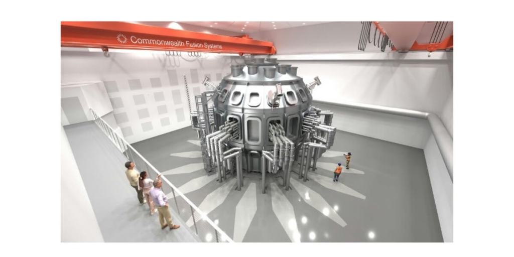 Esquema del reactor Affordable, Robust, Compact (ARC) basado en imanes superconductores de alta temperatura superpotentes según el diseño del MIT y Commonwealth Fusion Systems. (https://cfs.energy/)