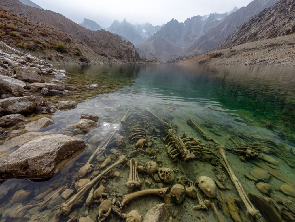 Lago en el Himalaya