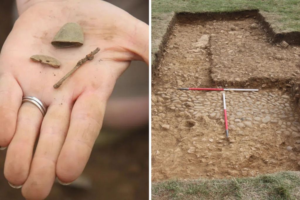 Entre los hallazgos destacan fragmentos de dedales, agujas oxidadas y botones que pertenecieron al entorno familiar de Newton, además de restos de suelos empedrados que habrían formado parte de la vivienda original destruida hace más de 200 años