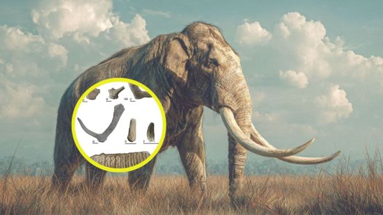 Elefante de colmillos rectos