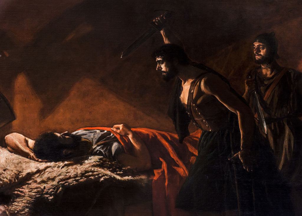 “Muerte de Viriato”, por José Villegas, 1890. Fuente: Wikipedia.