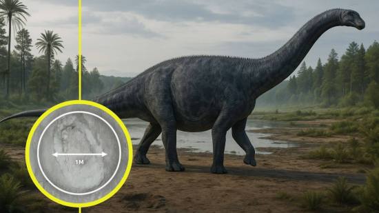Descubren en Inglaterra la pista de huellas de dinosaurio saurópodo más larga de Europa
