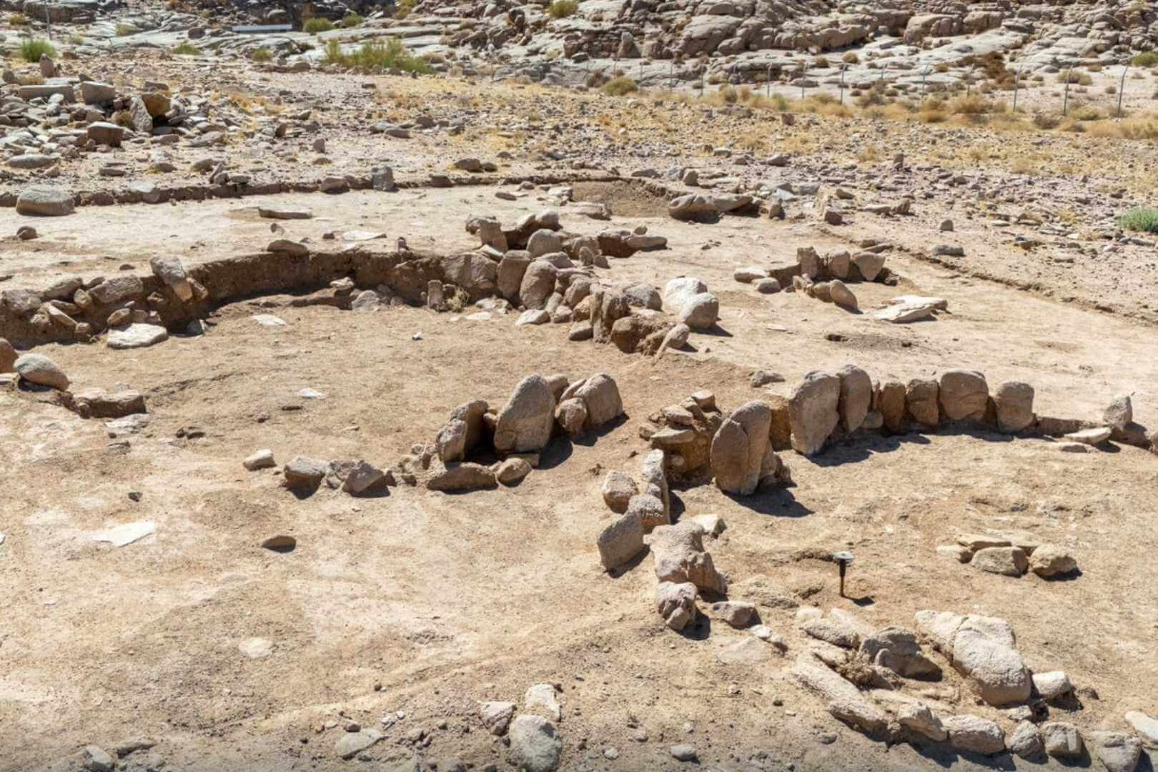 Vista del yacimiento de Masyoun, situado al noroeste de la ciudad de Tabuk