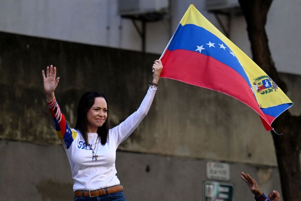 María Corina Machado, reconocida con el Premio Nobel de la Paz 2025 por su trayectoria en la promoción de procesos democráticos en Venezuela