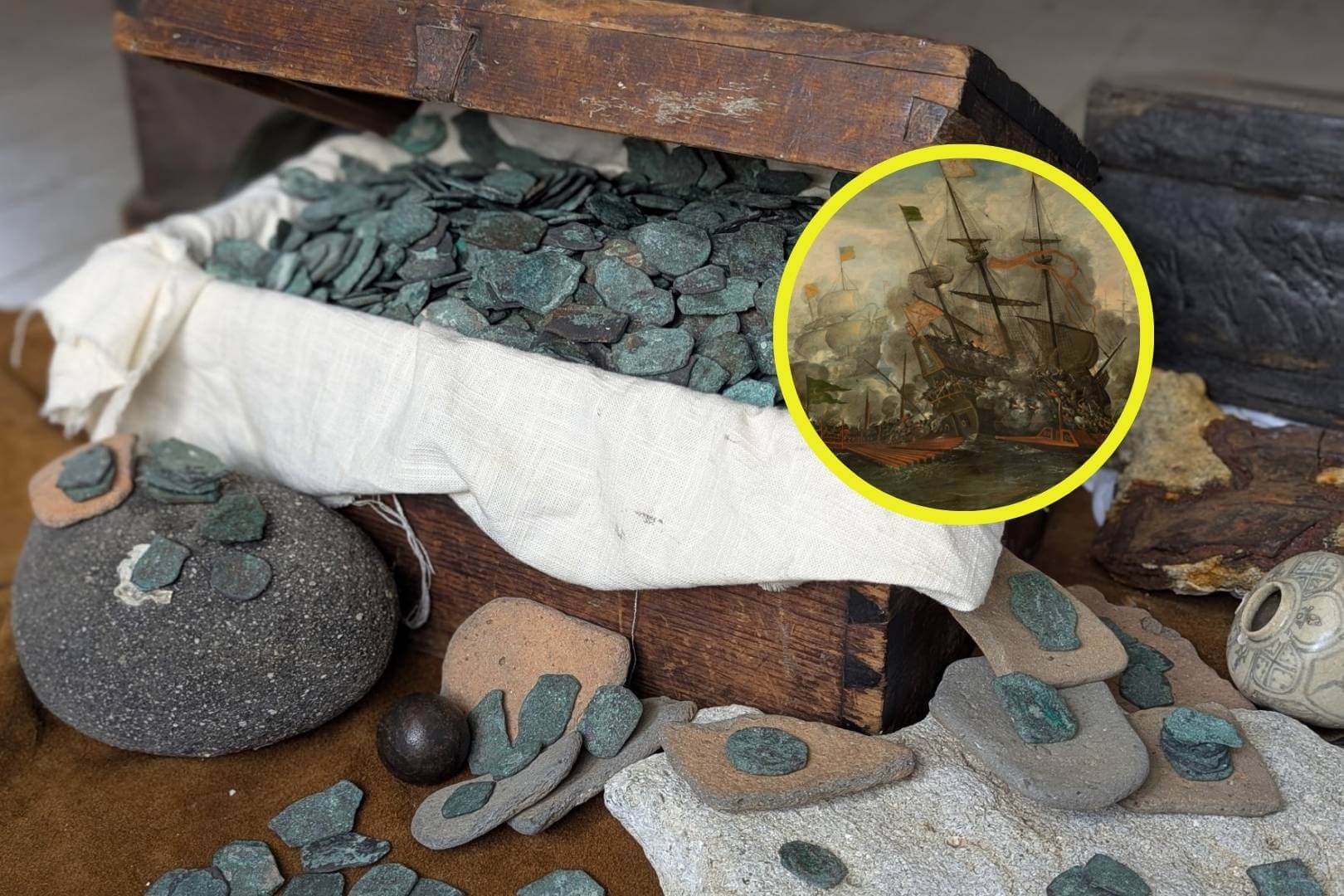 Hallan en Florida más de 1.000 monedas de la Flota de Indias de 1715